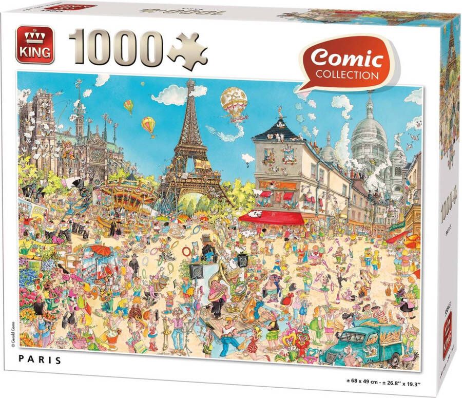 King International King Legpuzzel Parijs 1000 Stukjes