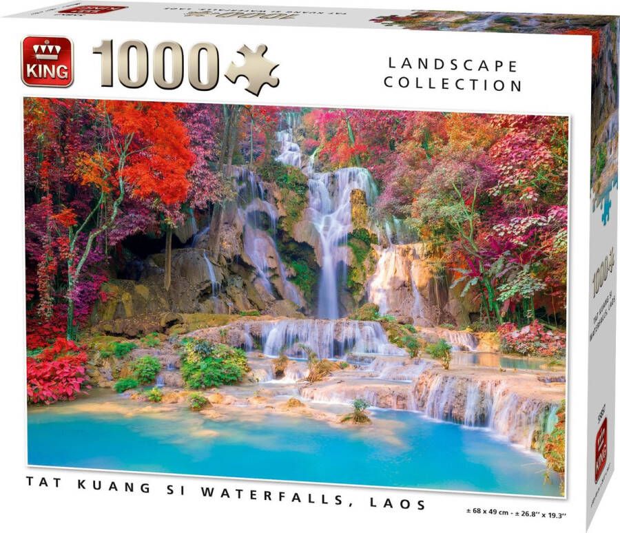 King Legpuzzel Tat Kung Si Watervallen 1000 Stukjes