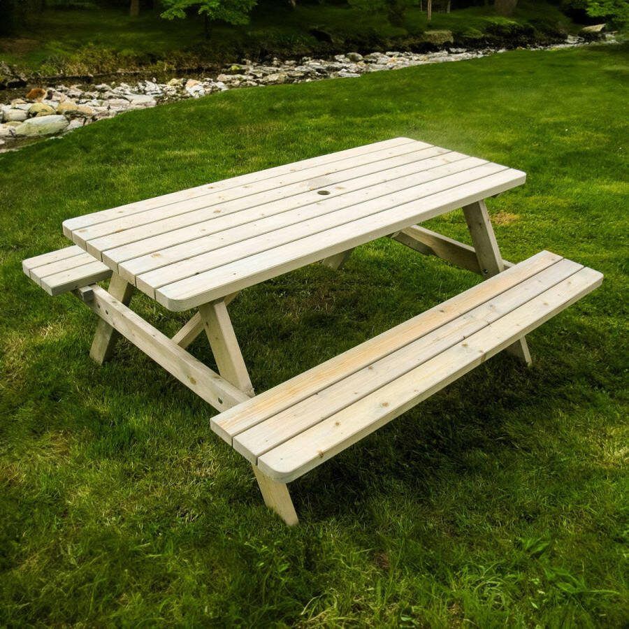 KING Picknicktafel 200 cm royal 4.5 cm dikte