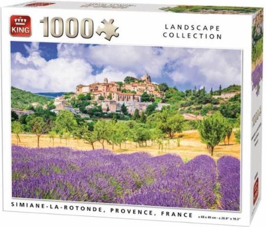 King Puzzel 1000 Stuks Simiane La Rotonde Provence France