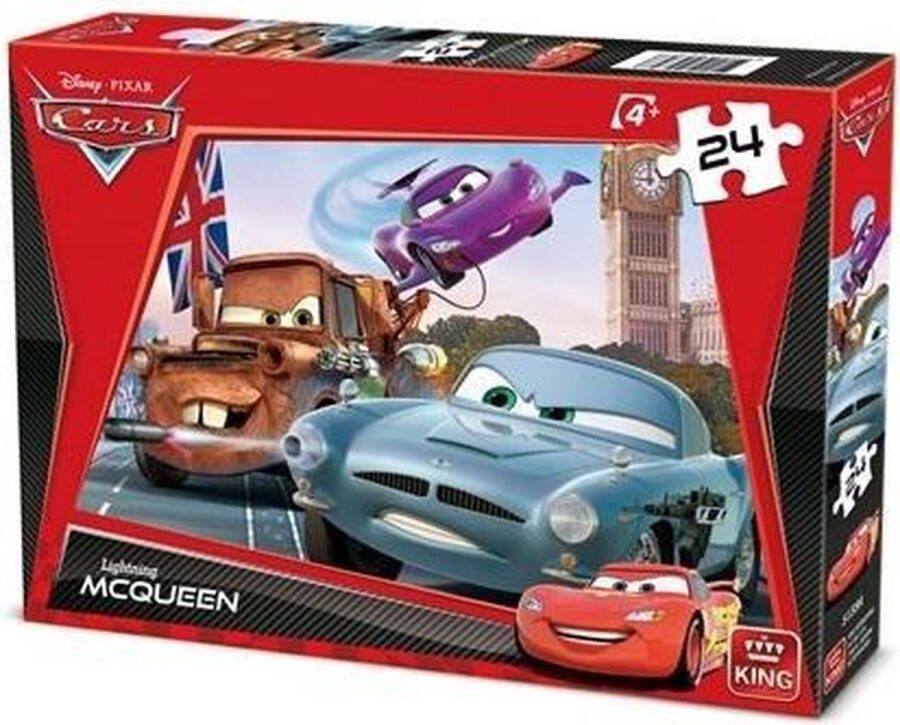 King Puzzel Cars 2 McQueen 24pc