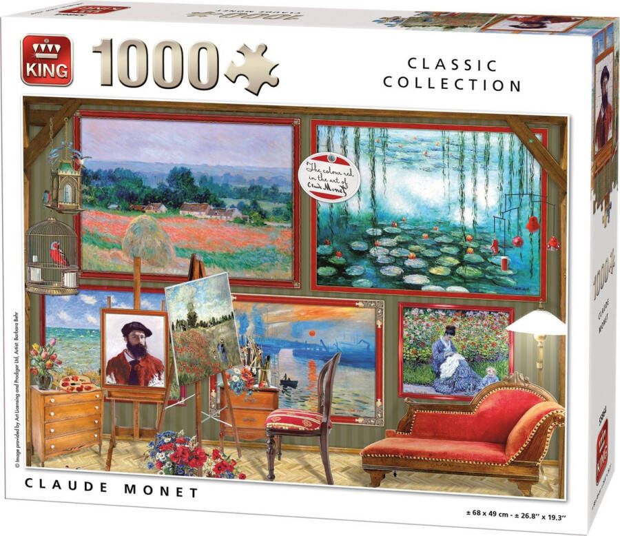 King Puzzel Claude Monet 1000 Stukjes