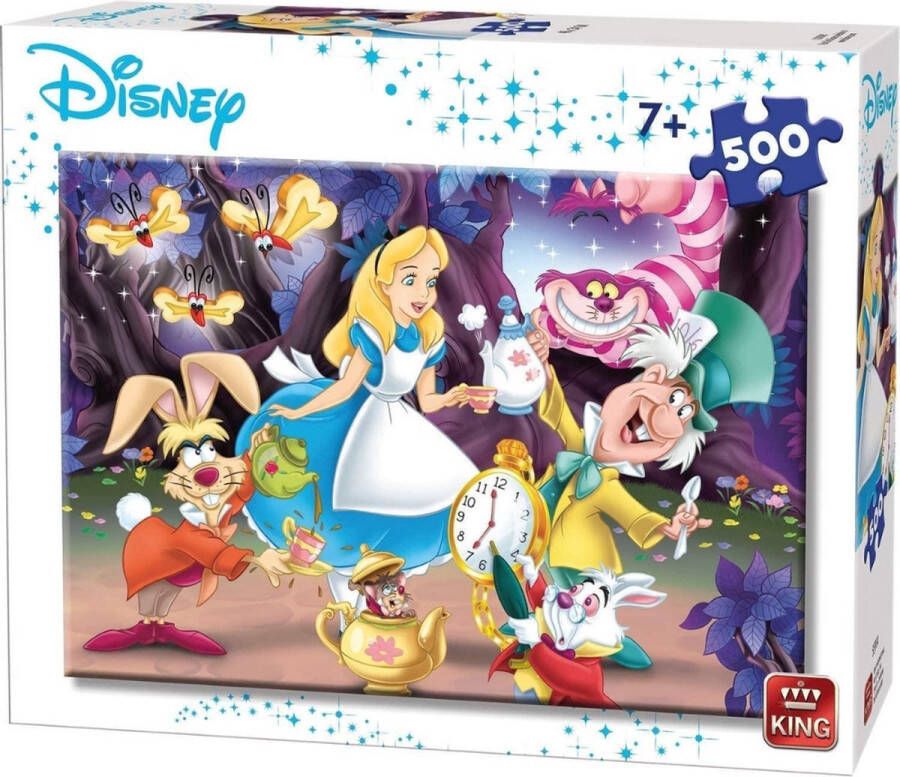 King Puzzel Disney Alice In Wonderland 500 Stukjes
