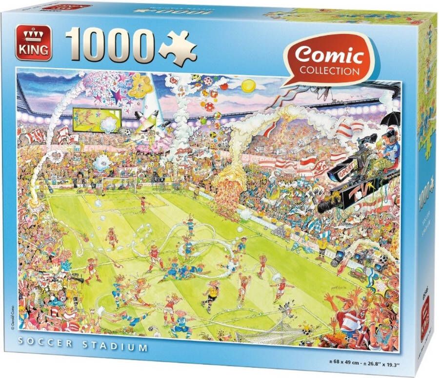 King Puzzle Soccer Stadium Comic collection 1000 Pieces