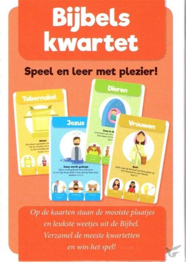 Kingdom Games Spel Bijbels kwartet speel & leer met plezier