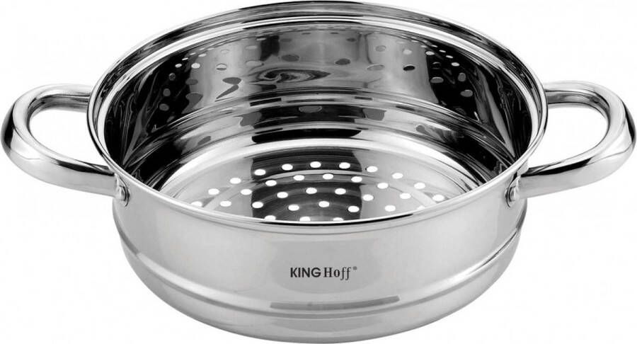 KINGHOFF Top Choice Inzet stoompan Groentestomer Vleesstomer Ø20 x 8.5 cm