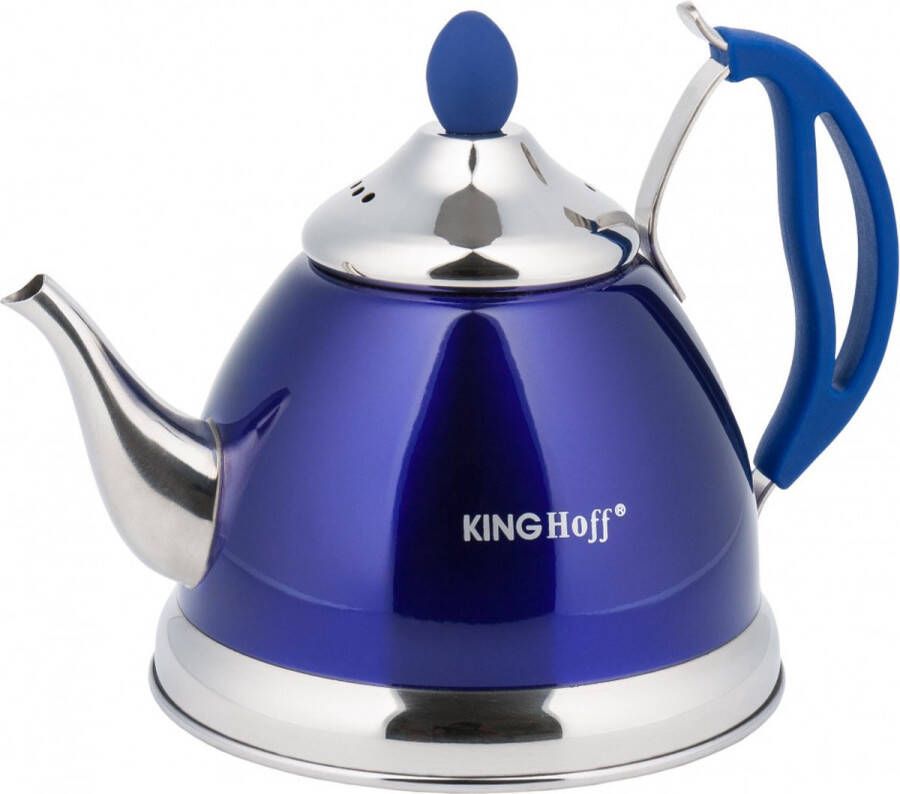 KINGHOFF 3762 Theepot Theekan met zeef Blauw