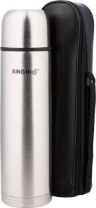 KINGHOFF 4051 Thermosfles 0 33L RVS Grijs