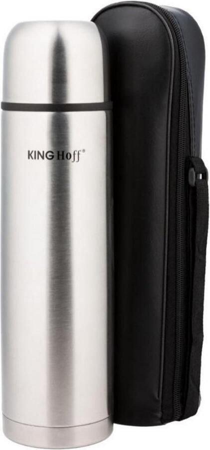 KINGHOFF RVS Thermosfles 500 Ml Klikklik RVS