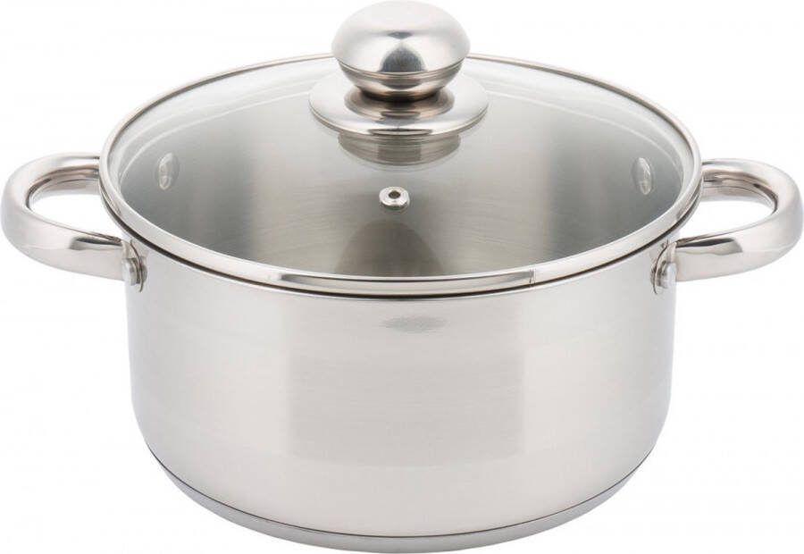 Merkloos Top Choice kookpan 24 cm rvs alle warmtebronnen