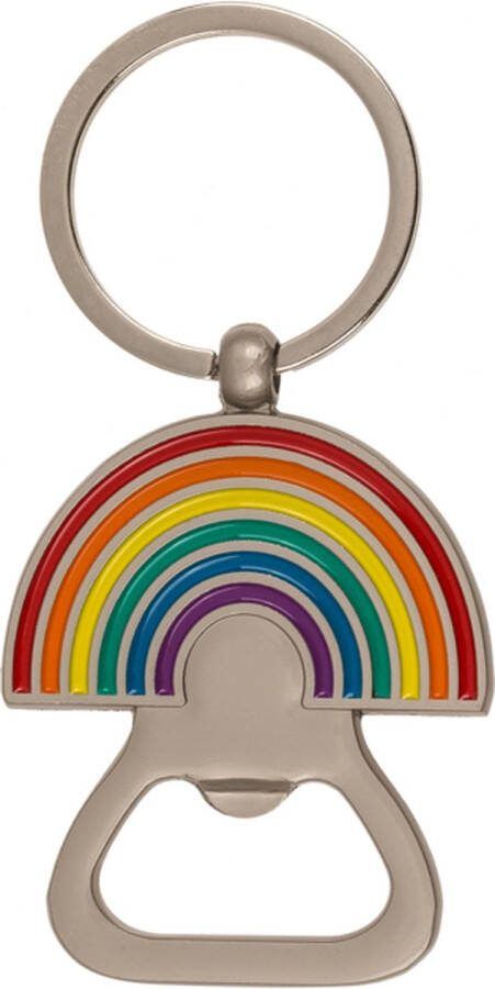 Kinky Pleasure Pride Flesopener En Sleutelhanger In 1 Regenboog
