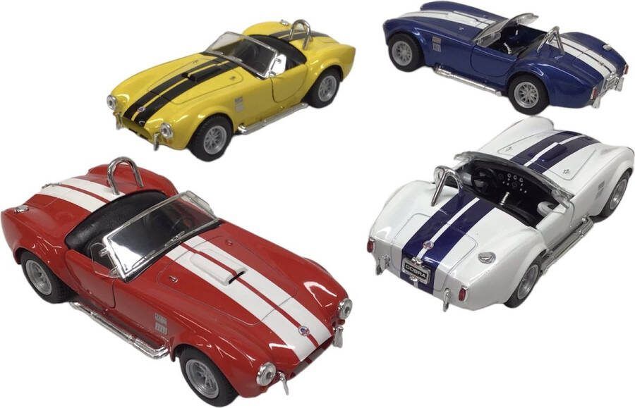 Kinsmart 1965 Shelby Cobra 427 S C (12 cm) 1 32 Pull-back motor modelauto model auto schaalmodel schaal model