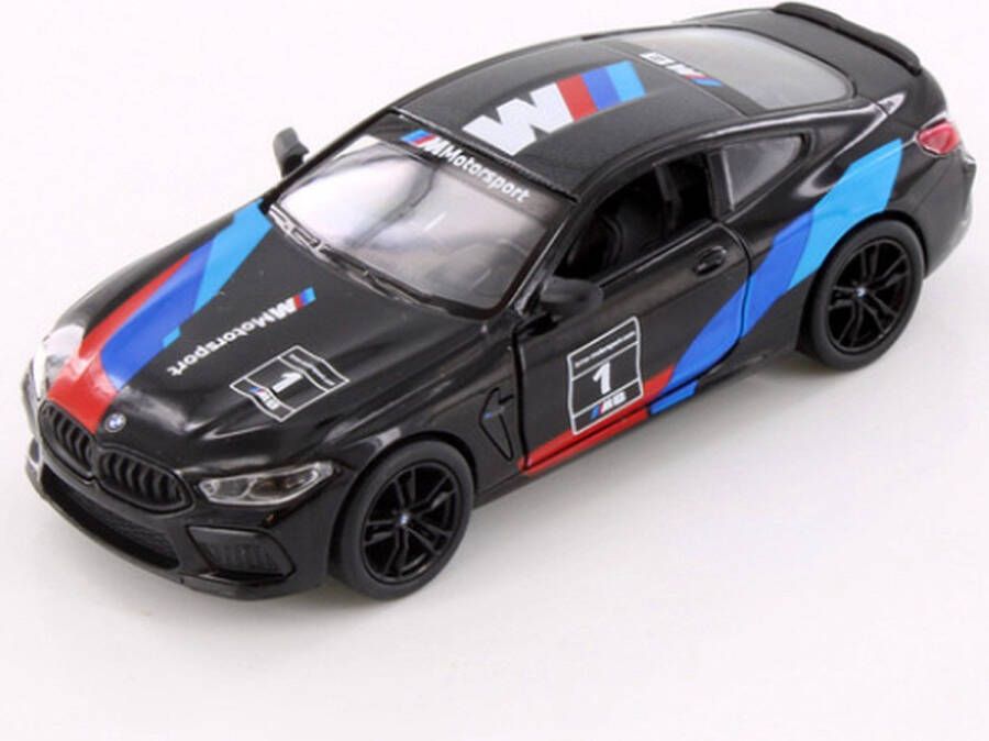 Kinsmart BMW M8 Competition Coupé (Zwart) (12 cm) 1 36 {Modelauto Schaalmodel Miniatuurauto}