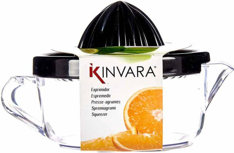 Kinvara Sinaasappelpers zwart 17 x 12 x 10 cm Citruspersen