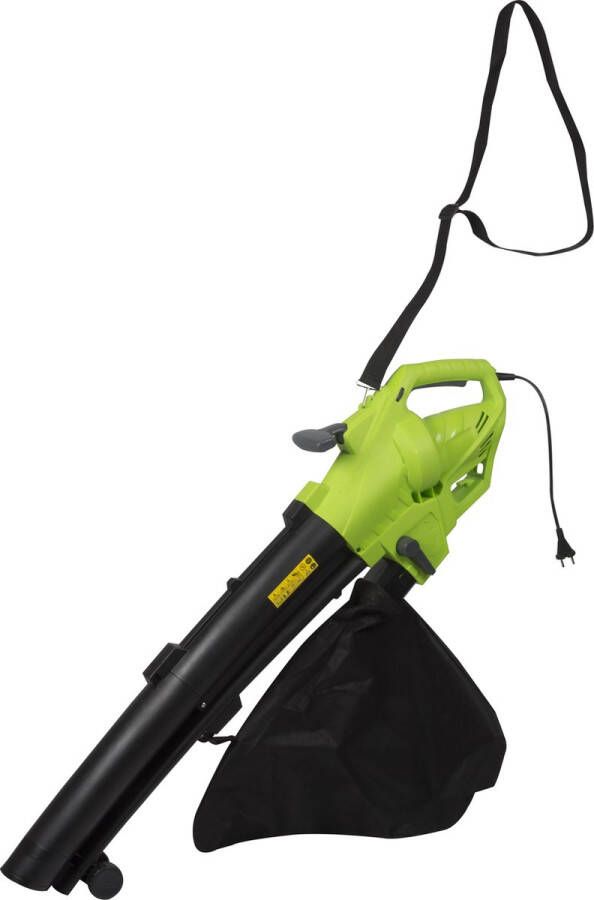 Kinzo Garden bladblazer met opvangzak 3000W 3-in-1 blazen zuigen en mulchen