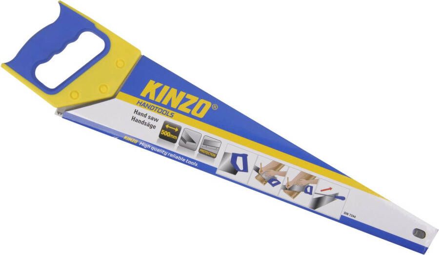 Kinzo Handzaag 500mm Geel Blauw