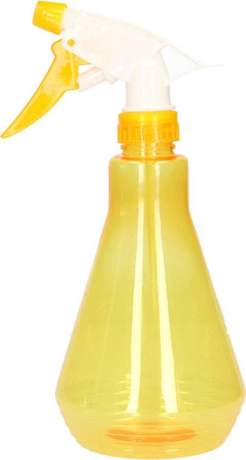 Kinzo Plantenspuit geel 500 ml kunststof Waterverstuiver Tuinartikelen