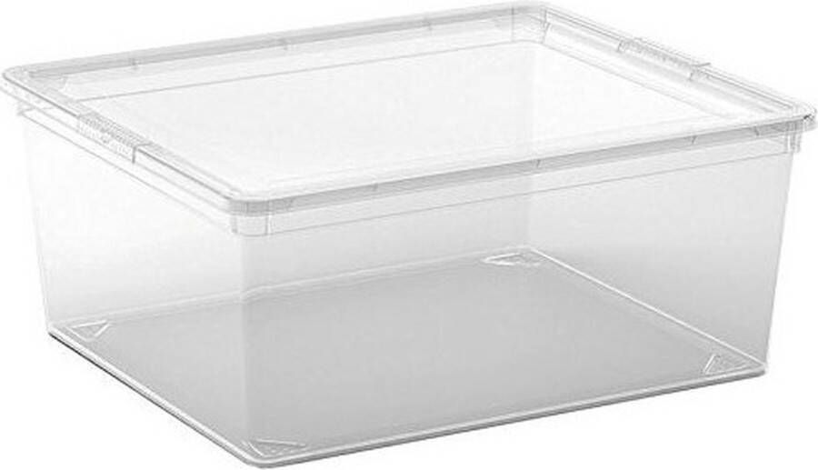 Kis C-Box M Opbergbox Met Deksel 18L 40x34x17cm Transparant