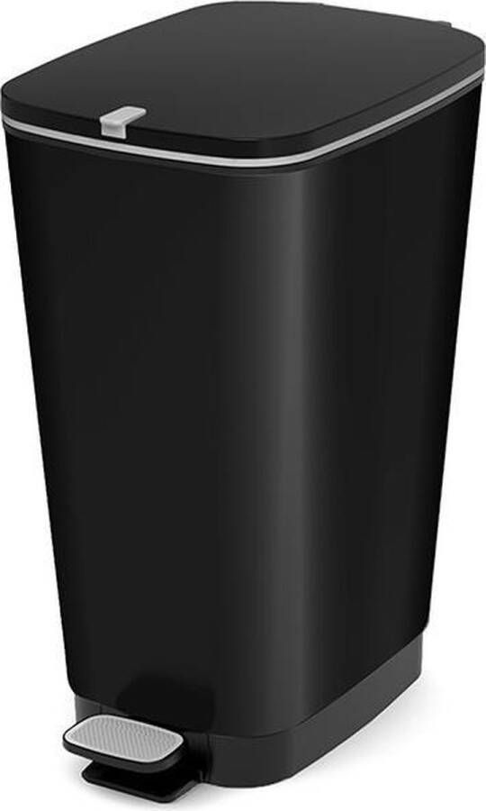 KIS Chic Bin Pedaalemmer 50L Zwart Maat L 29 x 60 5 x 44 5 cm