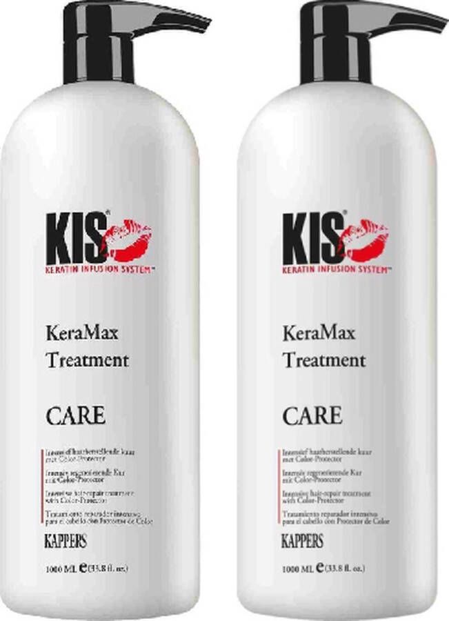 KIS Kappers KeraMax Treatment 2 x 1000 ml Haarmasker