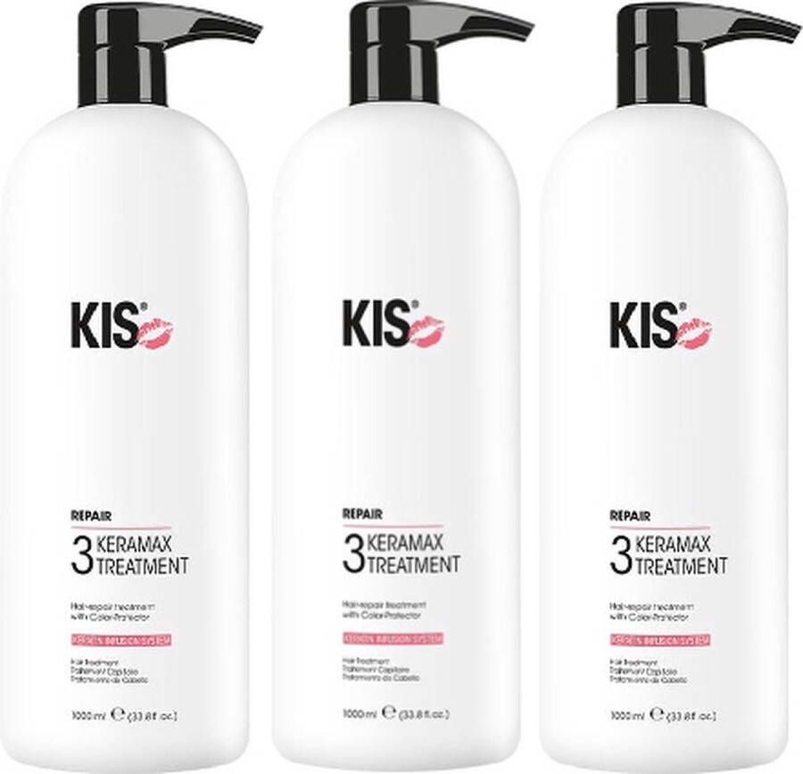 KIS Kappers KeraMax Treatment voordeelverpakking 6 x 1000 ml Haarmasker