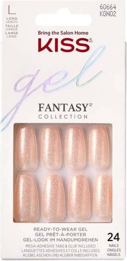 Kiss Gellak Gel Fantasy Nails Kunstnagels 28 stuks Nepnagels Rock Candy