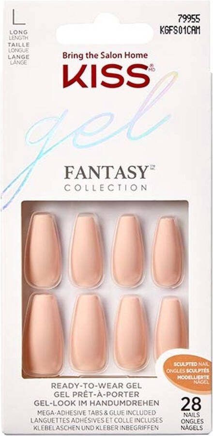 Kiss Gellak Gel Fantasy Nails Kunstnagels 28 stuks Nepnagels 4 the Cause