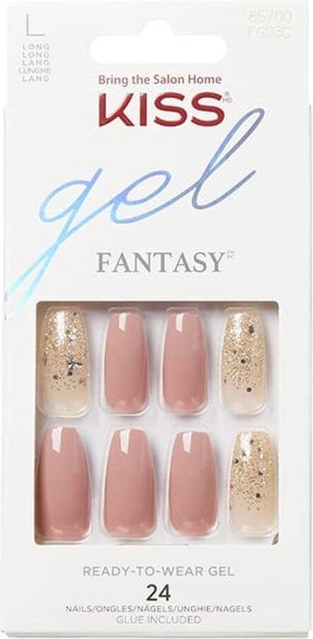 Kiss Gellak Gel Fantasy Nails Kunstnagels 28 stuks Nepnagels Midnight Sky