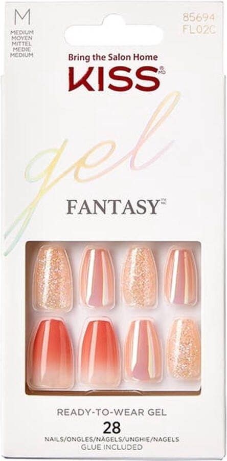 Kiss Gellak Gel Fantasy Nails Kunstnagels 28 stuks Nepnagels Problem Solved