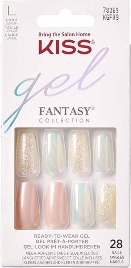 Kiss Gellak Glam Fantasy Nails Kunstnagels 28 stuks Nepnagels Higher Love