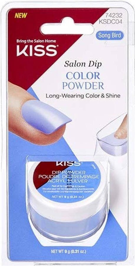 Kiss Gellak Salon Dip Color Powder Kunstnagels Kleurpoeder Nepnagels Song Bird