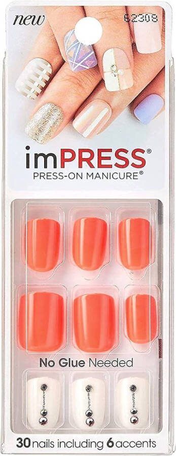 ImPRESS Kiss Press-on Manicure Boss Lady- Kunstnagels Nagels Press on nails Plaknagels Nepnagels 30 stuks Beste Kwaliteit