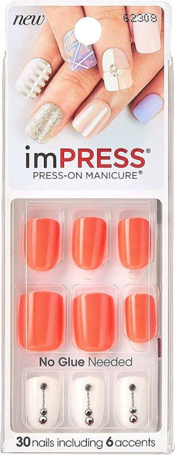 Kiss imPRESS Press-on Manicure Boss Lady- Kunstnagels Nagels Press on nails Plaknagels Nepnagels 30 stuks Beste Kwaliteit