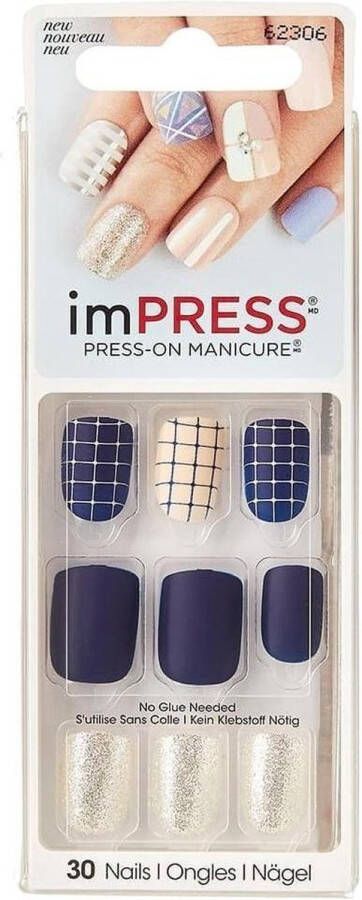 Kiss imPRESS Press-on Manicure Flash Mob- Kunstnagels Nagels Press on nails Plaknagels Nepnagels 30 stuks Beste Kwaliteit