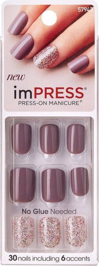 Kiss imPRESS Press-on Manicure So Unexpected- Kunstnagels Nagels Press on nails Plaknagels Nepnagels 30 stuks Beste Kwaliteit