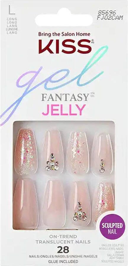 Kiss Kunstnagels Acrylnagels Waterdicht Vlekvrij Geen droogtijd Jelly Fantasy Nails Jelly Juice
