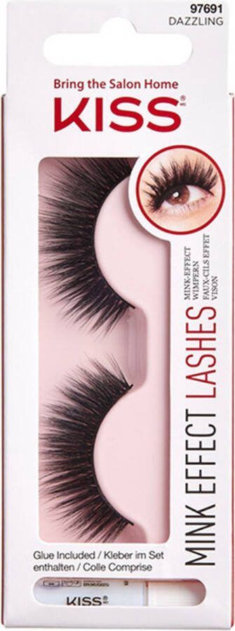 Kiss Wimpers Kunstwimpers Mink Dazzling Wimperextensions Lashes Nep Wimpers Dazzling