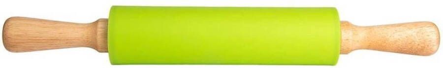 Kitch-Up Deegroller antikleef Houten handvat 39 cm Groen