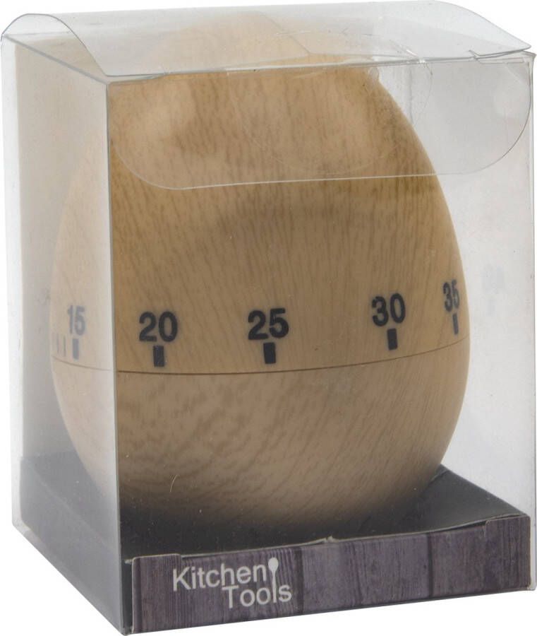 Kitchen Tools Kookwekker Bamboe 'EI' Timer