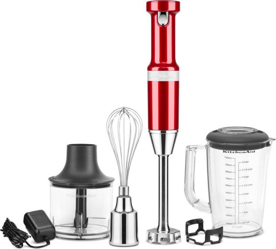 Kitchenaid 5KHBBV83ECA Staafmixer 180 W Rood