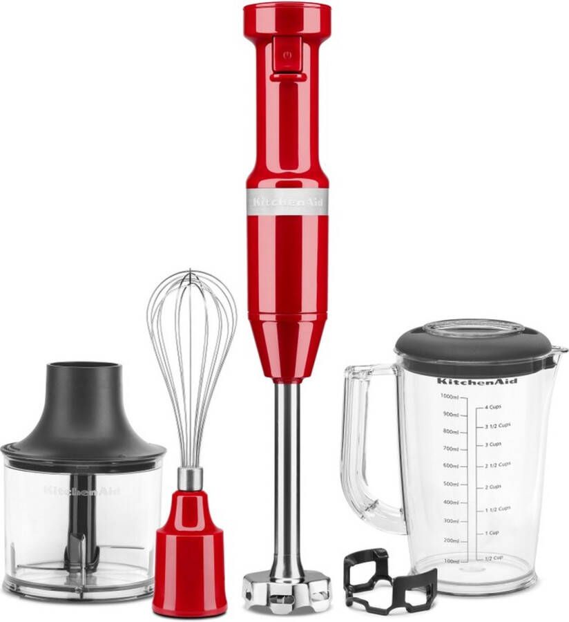 KitchenAid 5KHBV83 1 l Staafmixer 180 W Rood