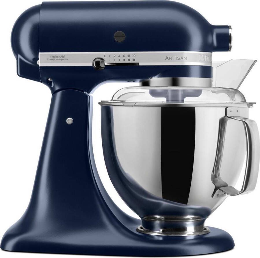 KitchenAid 5KSM175PSEIB Keukenrobot met kantelbare kop 4 8 L Standmixer Artisan met exta accessoires Ink blauw - Foto 2