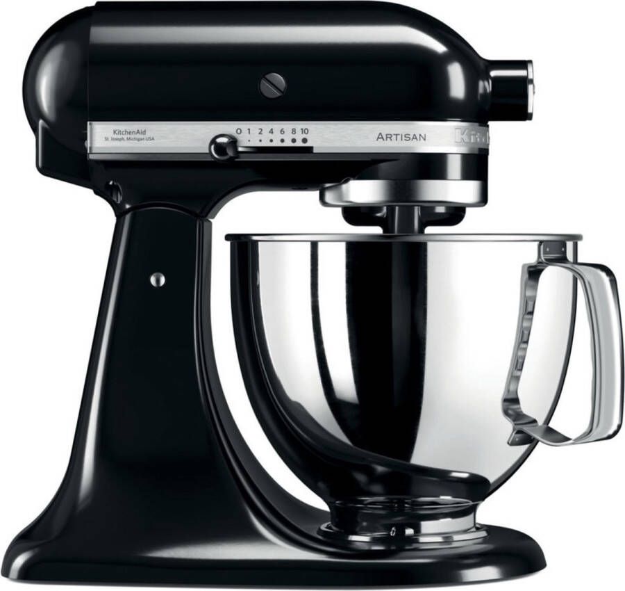 Kitchenaid Artisan 5KSM175PSEOB Onyx Zwart | Keukenrobots | Keuken&Koken Keukenapparaten | 5KSM175PSEOB