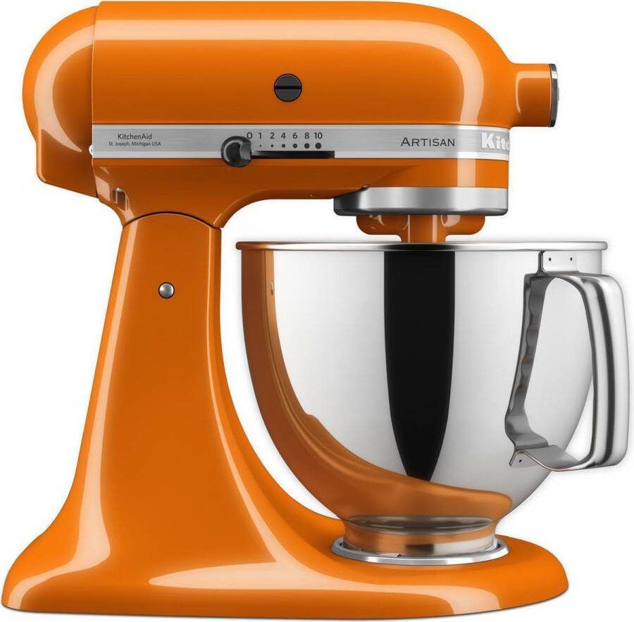 KitchenAid Artisan keukenmachine 300 W 4 8 l Oranje 5KSM175PSEHY