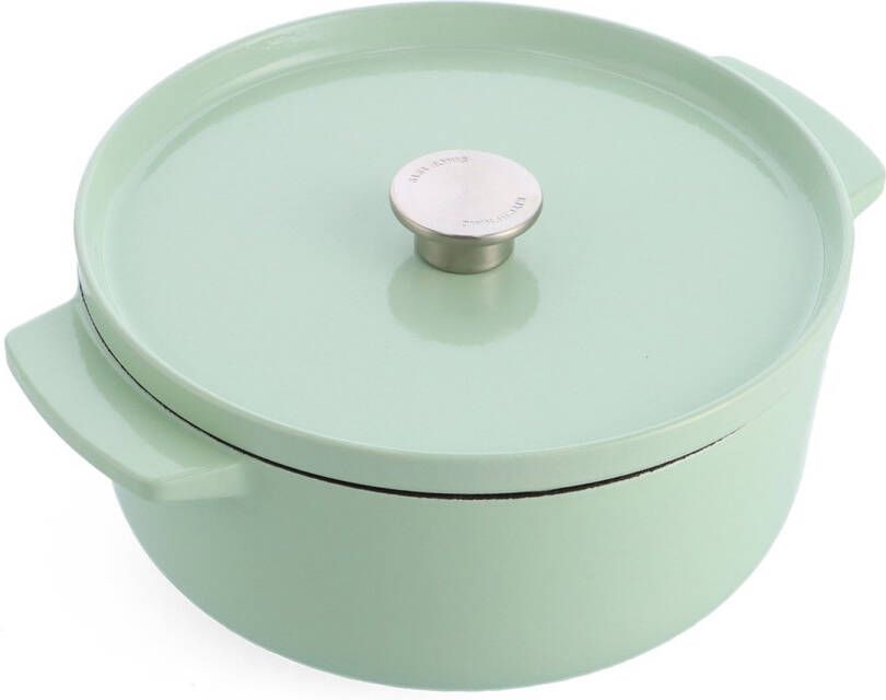 KitchenAid braadpan emaille 26cm pistache groen limited edition