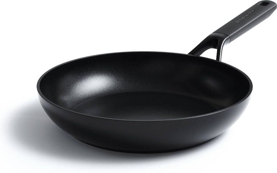 KitchenAid Classic Forged Aluminium koekenpannen set 2-delig zwart inductie anti-aanbak PFAS-vrij