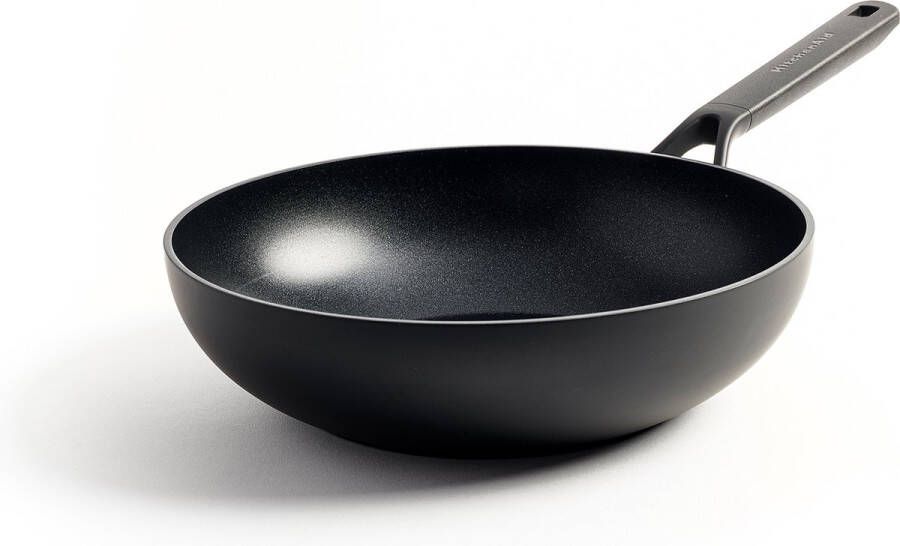 KitchenAid Classic Forged Aluminium wok ø28cm zwart inductie anti-aanbak