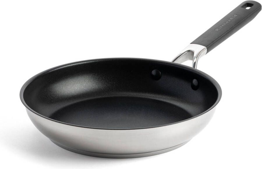 KitchenAid Classic Stainless Steel koekenpan ø28cm RVS inductie anti-aanbak