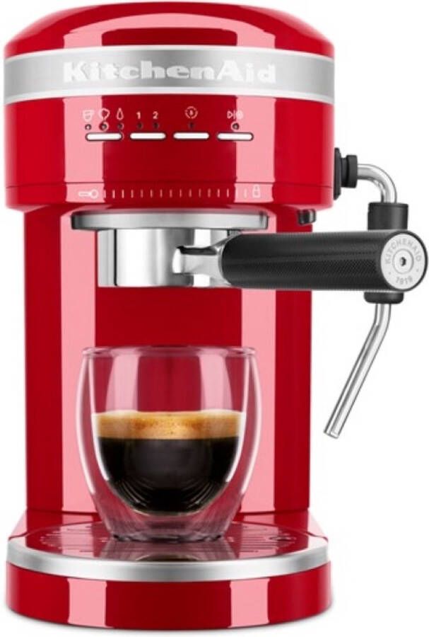 Kitchenaid Artisan Espresso 5KES6503EER Keizerrood | Espressomachines | Keuken&Koken Koffie&Ontbijt | 8003437607516