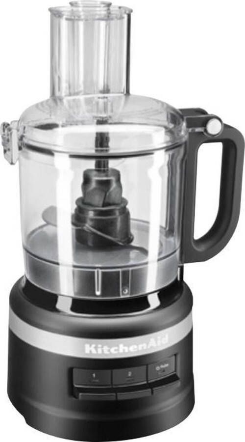 KitchenAid Foodprocessor Multifunctionele Keukenmachine voor verschillende soorten ingrediënten Compacte keukenapparatuur voor hakken snijden raspen kneden 1 7 L Amandel wit - Foto 2
